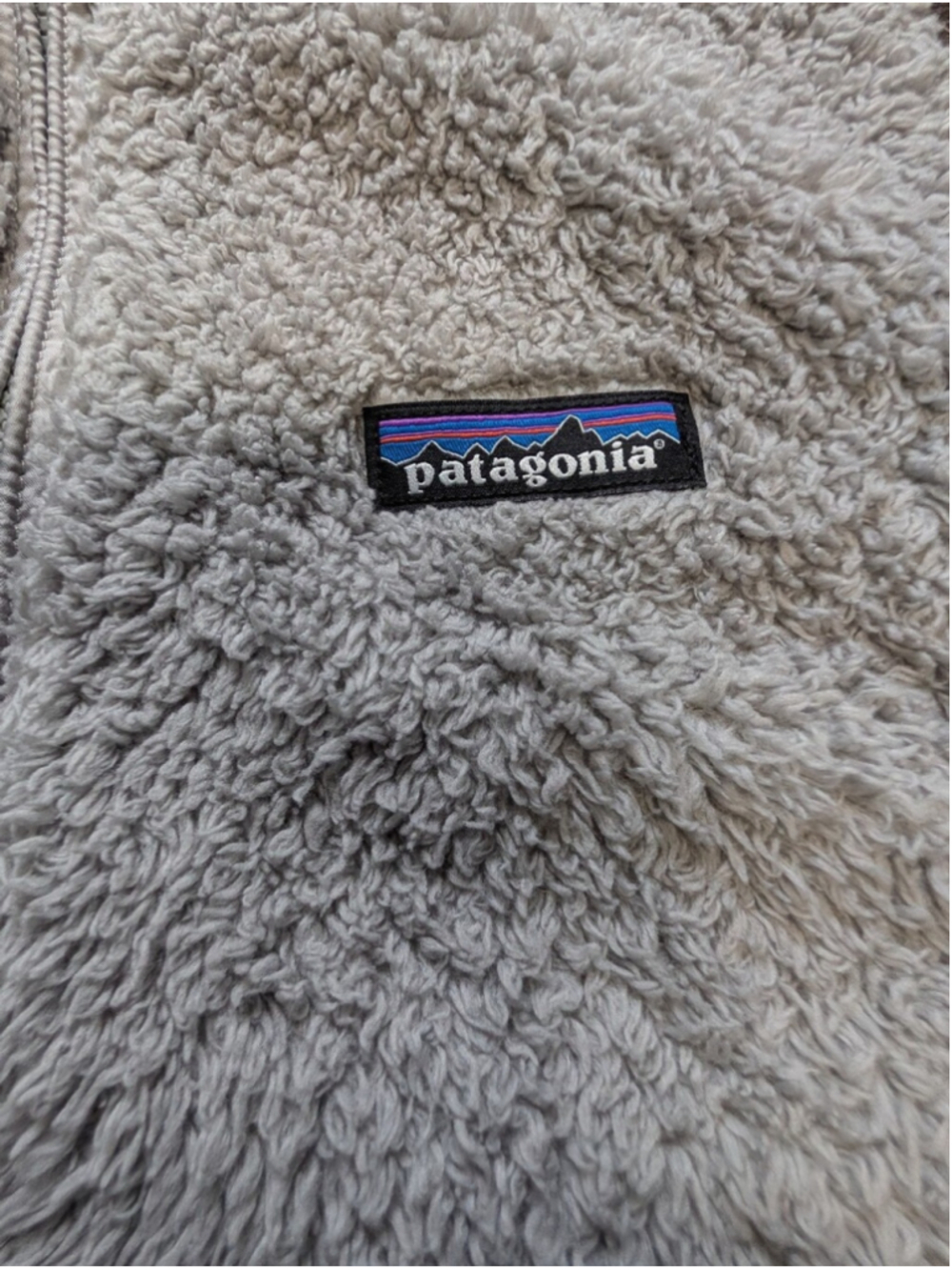 Patagonia Los Gatos Fleece Vest Full Zip Plush Cozy Gray Women's Small - Picture 4 of 7